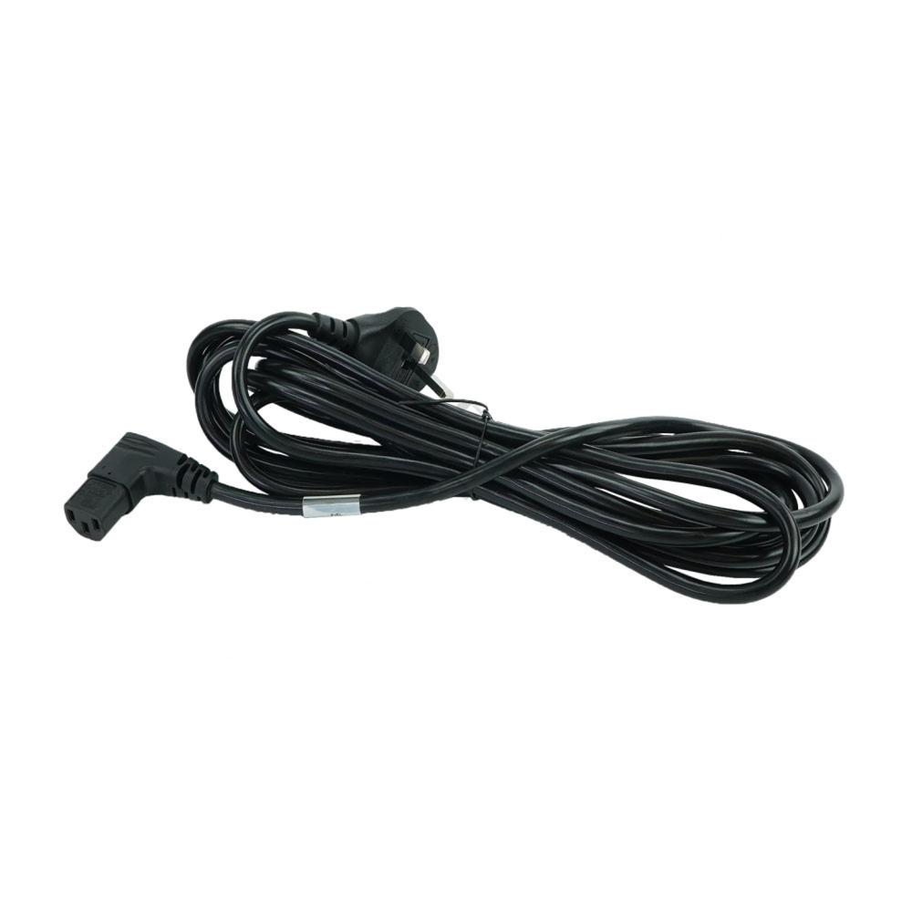 Cord Power UK 5m 10A BS1363/IEC 60320 Right Angle Cord Power UK 5m 10A BS1363/IEC 60320 Right Angle