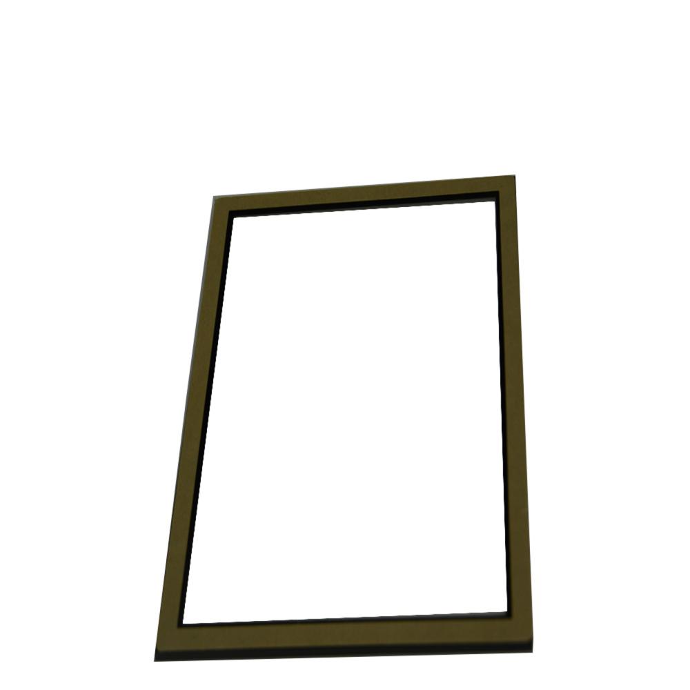 Filter pane complete with glue frame Filter pane complete with glue frame