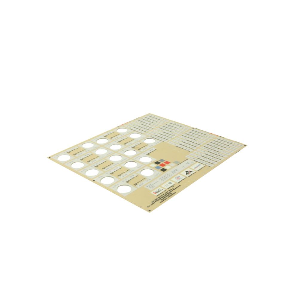 Side Label Kit for DASH 3000/4000/5000 Side Label Kit for DASH 3000/4000/5000
