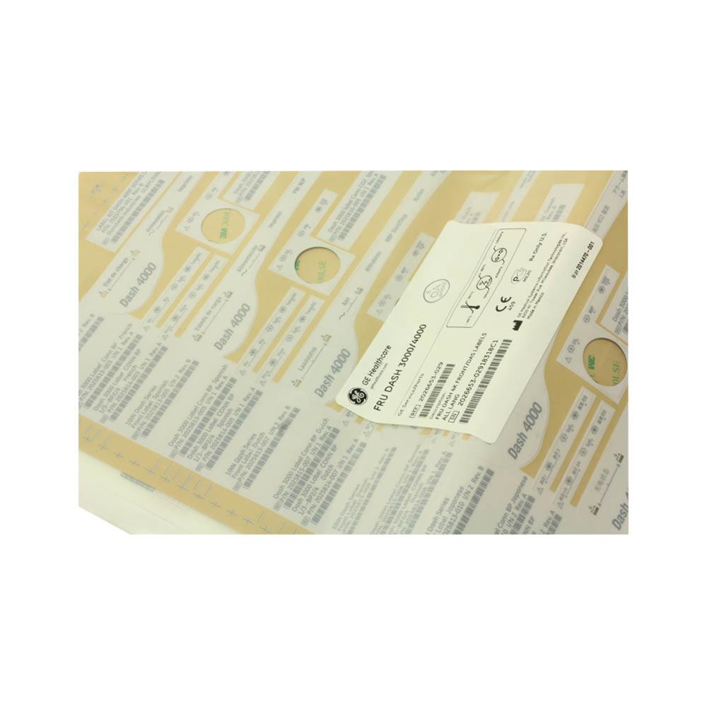Front Label Kit Including All Languages for DASH 4000 Front Label Kit Including All Languages for DASH 4000