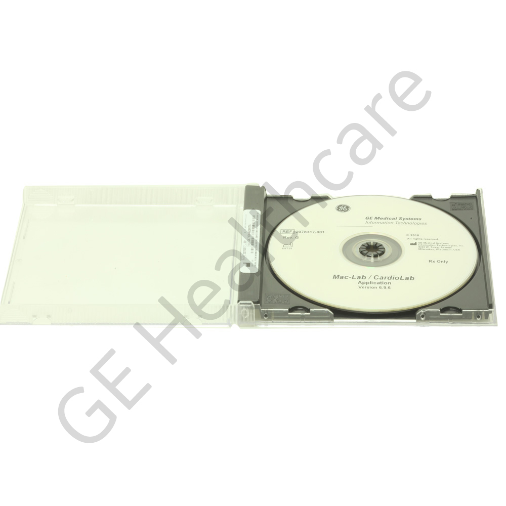 Cath Lab Mac Lab Screen DVD Mac Lab-Cath Lab Application Install v6.9.6, Cardiology | GE ...