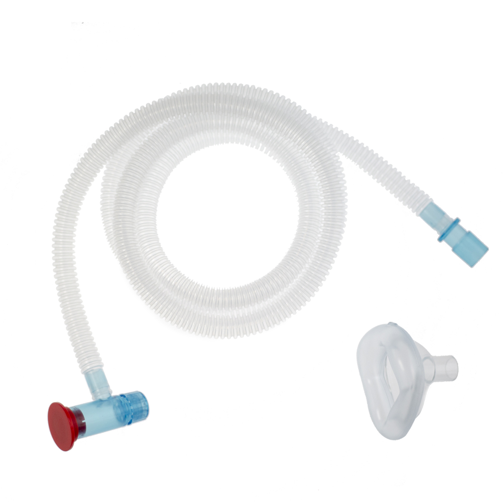 Disposable T-Piece Neonatal Patient Circuit Kit with Size 0 Mask, NF-157-0GE (10/box)