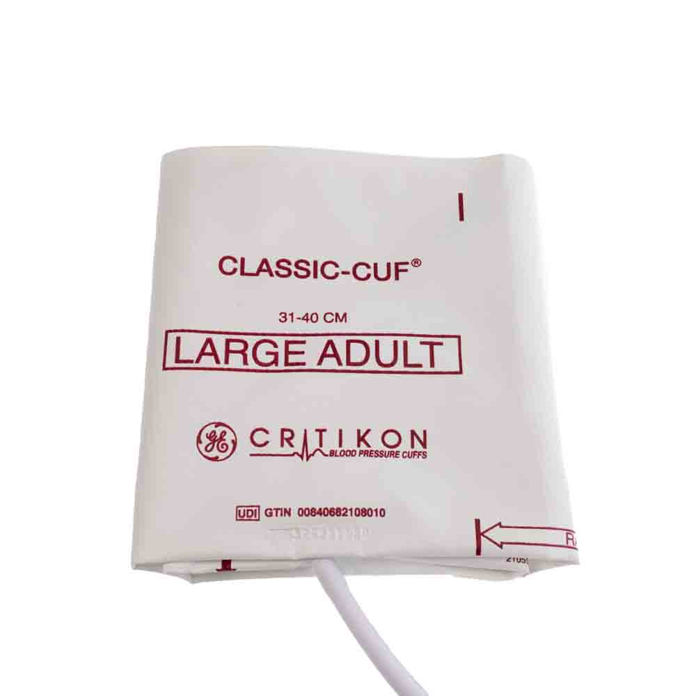 CLASSIC-CUF Large Adult Blood Pressure Cuff, 1 Tube Bayonet (20/box) CLASSIC-CUF Large Adult Blood Pressure Cuff, 1 Tube Bayonet (20/box)