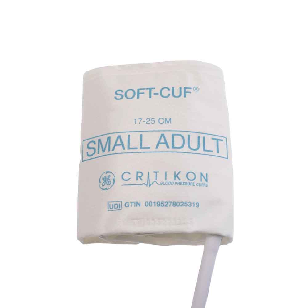 Soft-cuf, Small Adult, 1 TB, Light Blue / White, Bayonet (BX/20) Soft-cuf, Small Adult, 1 TB, Light Blue / White, Bayonet (BX/20)