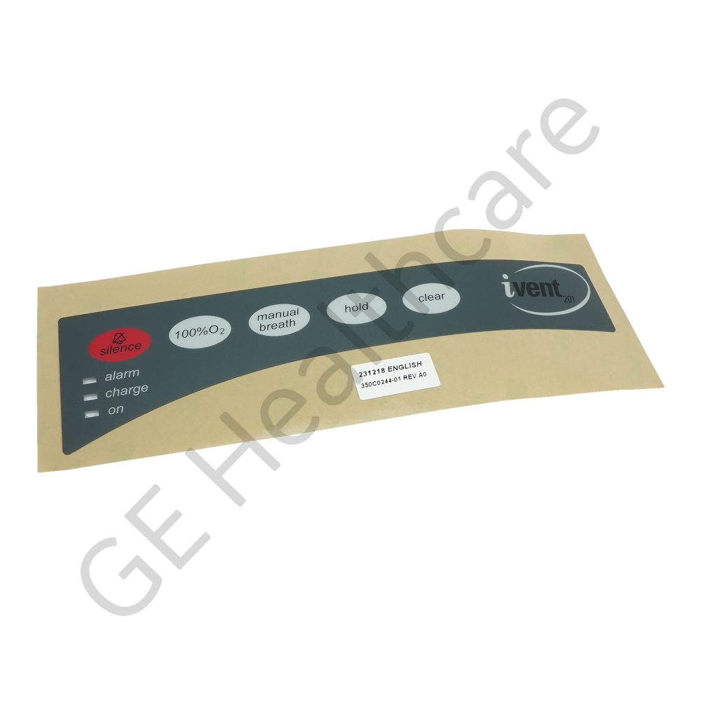 HS Keypad Label for iVent201, English HS Keypad Label for iVent201, English