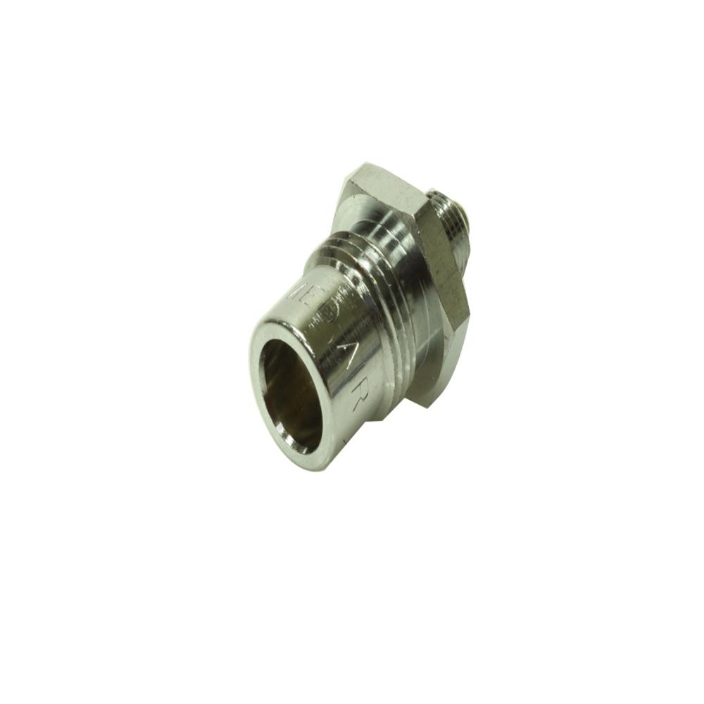 Air Fitting with Check Valve 1/8 NPTM-DISS Air Fitting with Check Valve 1/8 NPTM-DISS