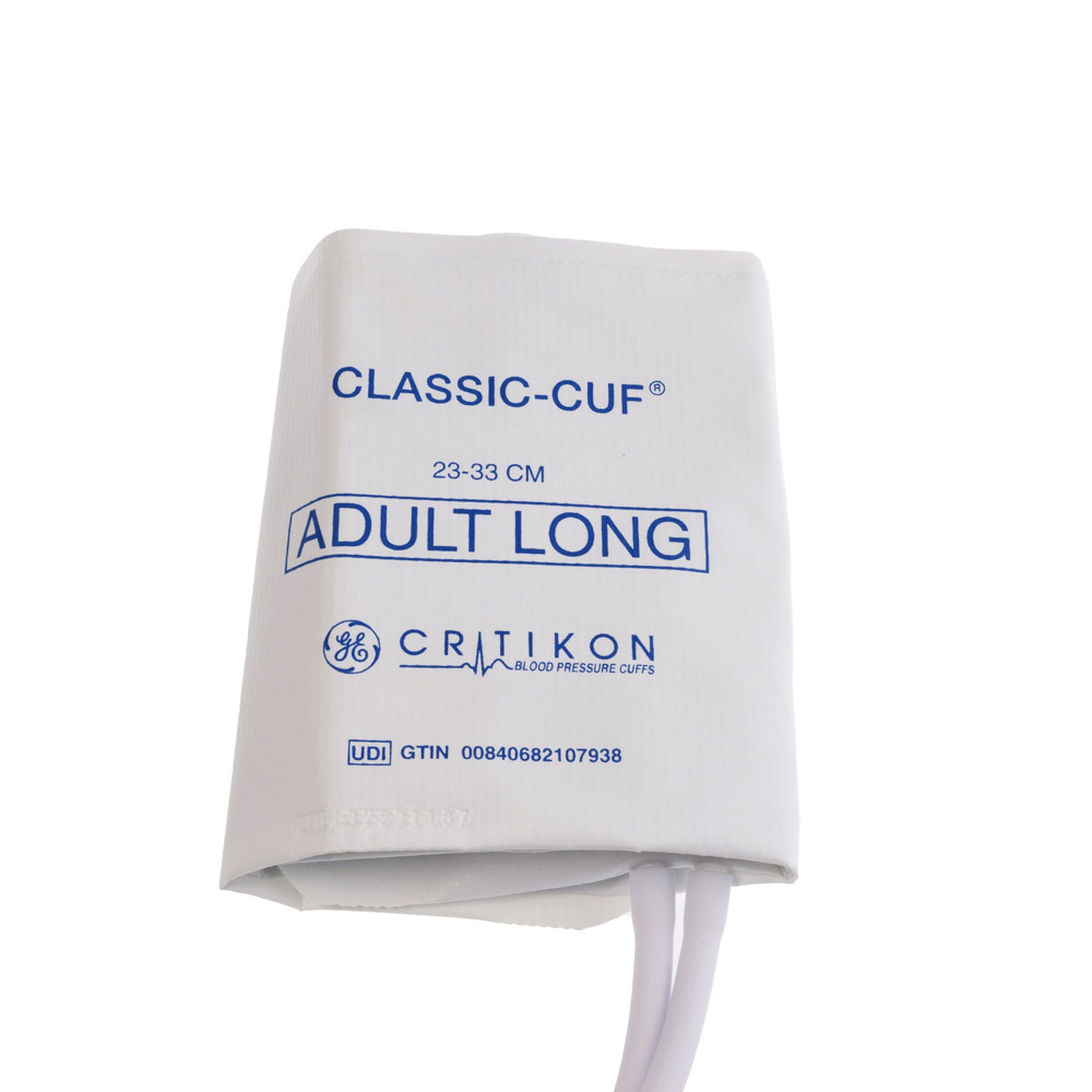 CLASSIC-CUF Adult Long Blood Pressure Cuffs, 2 Tubes DINACLICK, ISO80369-5 (20/box) CLASSIC-CUF Adult Long Blood Pressure Cuffs, 2 Tubes DINACLICK, ISO80369-5 (20/box)