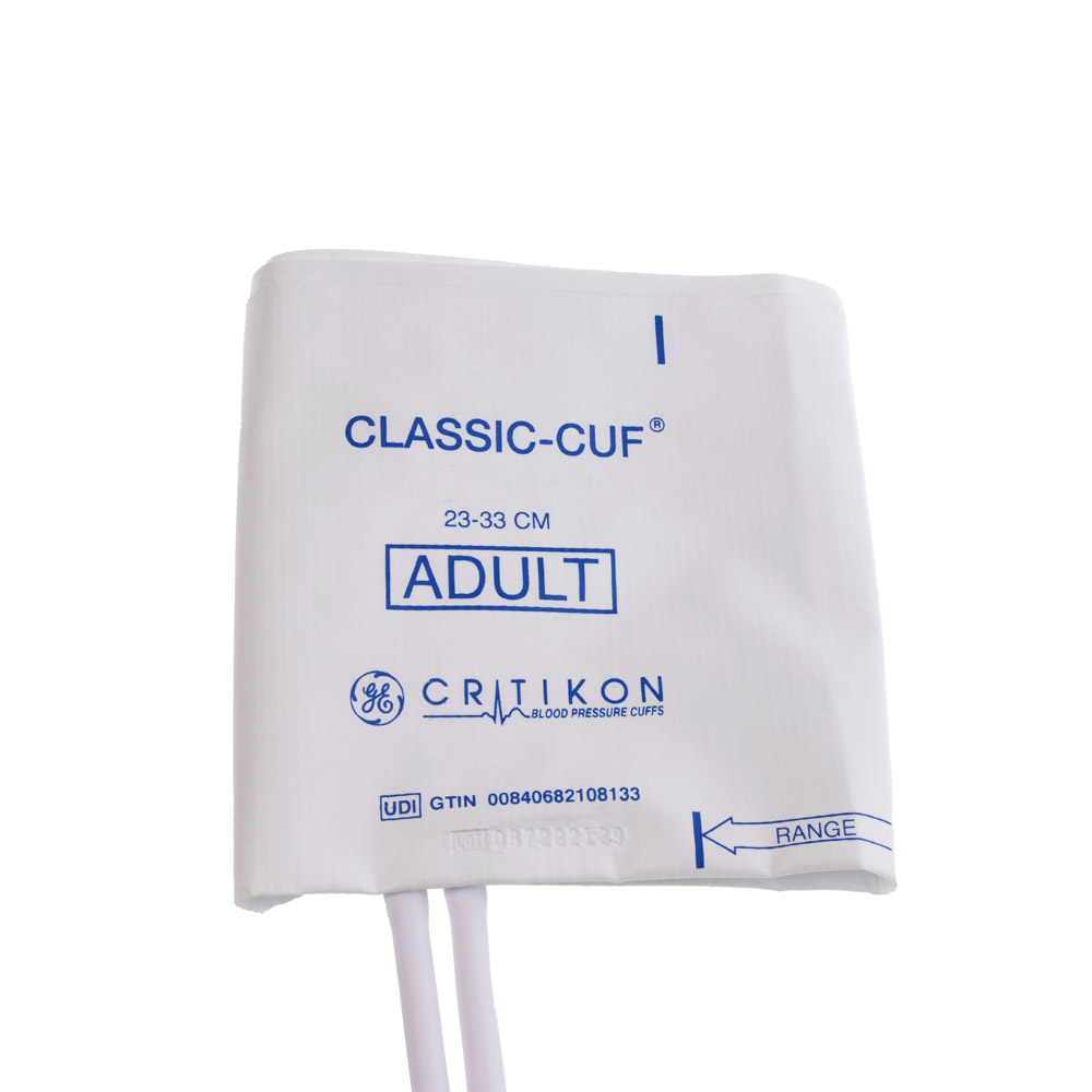 CLASSIC-CUF Adult Blood Pressure Cuffs, 2 Tubes DINACLICK, ISO80369-5 (20/box) CLASSIC-CUF Adult Blood Pressure Cuffs, 2 Tubes DINACLICK, ISO80369-5 (20/box)