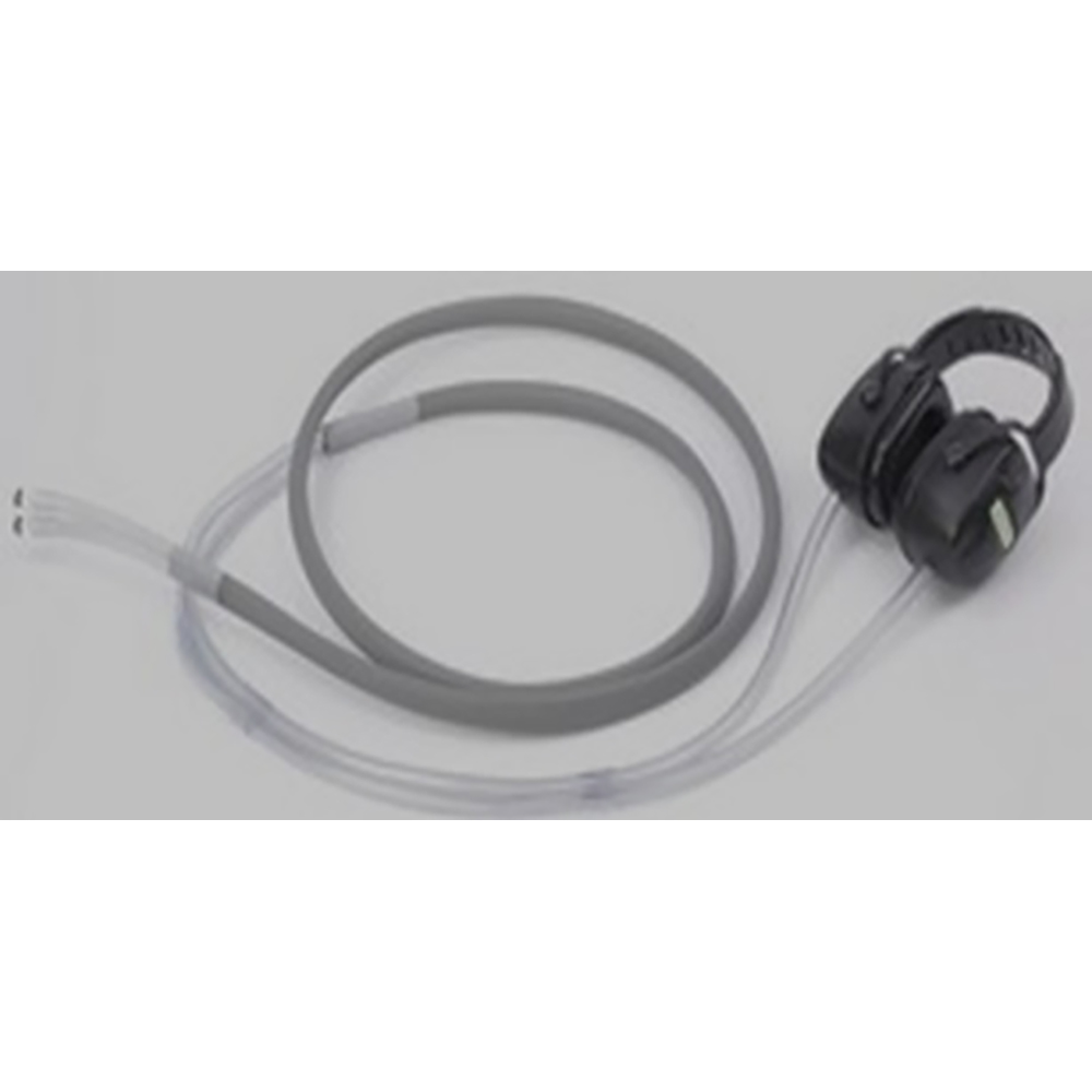 Light weight headset with acoustic tube compatible with 29dB NRR