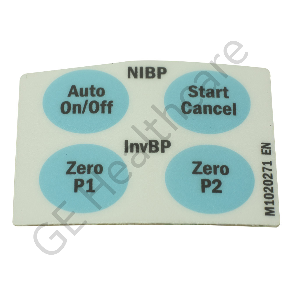 Front Panel Sticker E-PSMP English Front Panel Sticker E-PSMP English