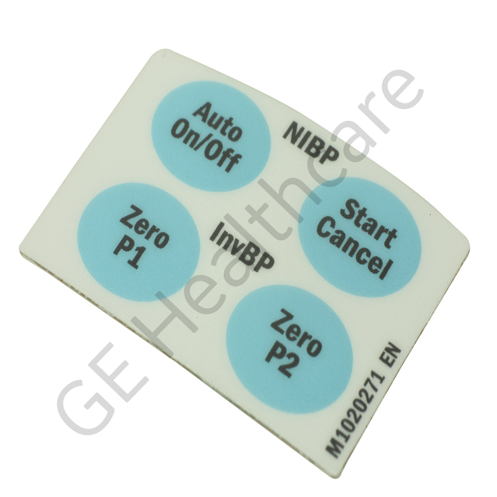 Front Panel Sticker E-PSMP English, Anesthesia Delivery | GE HealthCare ...