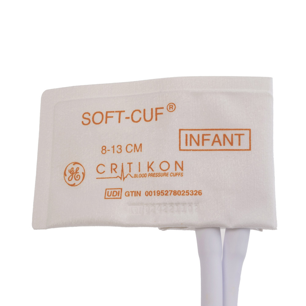 SOFT-CUF Infant Blood Pressure Cuff, 2 Tubes DINACLICK (20/box)