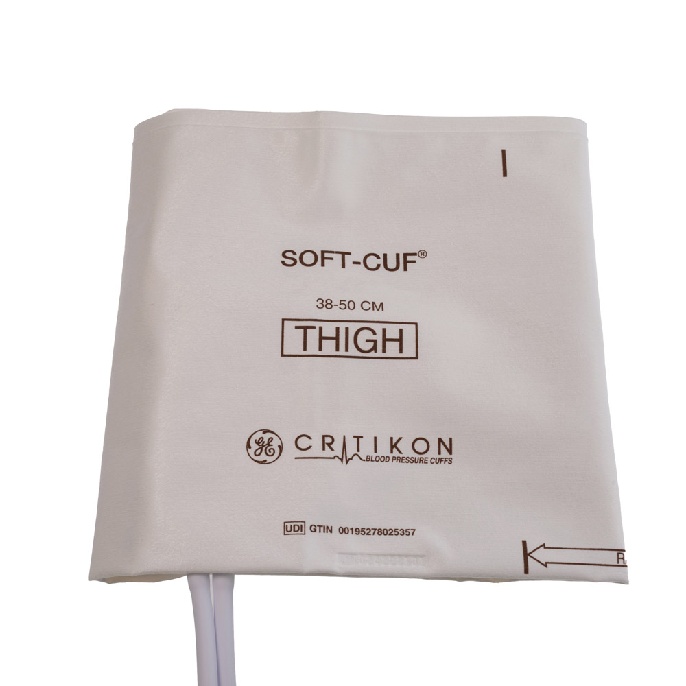 SOFT-CUF Thigh Blood Pressure Cuff, 2 Tubes DINACLICK, ISO80369-5 (20/box) SOFT-CUF Thigh Blood Pressure Cuff, 2 Tubes DINACLICK, ISO80369-5 (20/box)