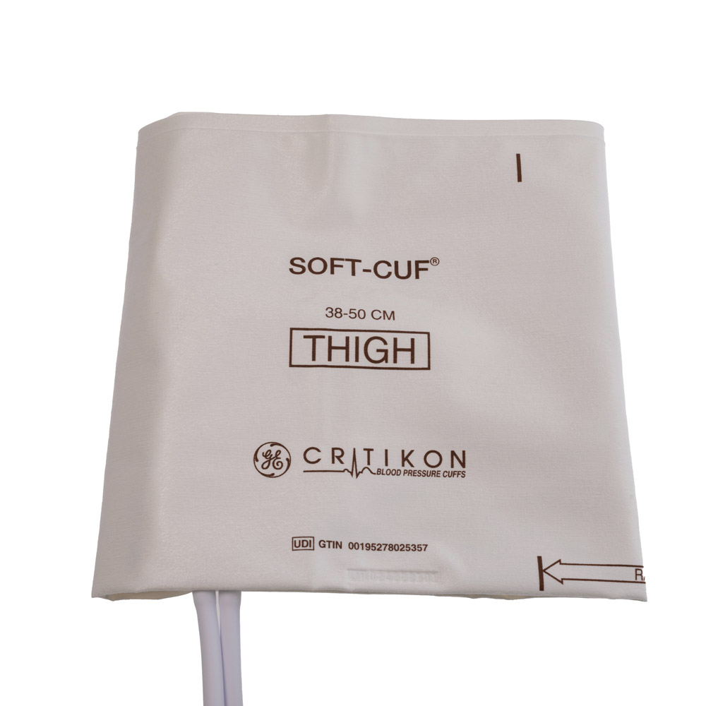 SOFT-CUF Thigh Blood Pressure Cuff, 2 Tubes DINACLICK, ISO80369-5 (20/box)
